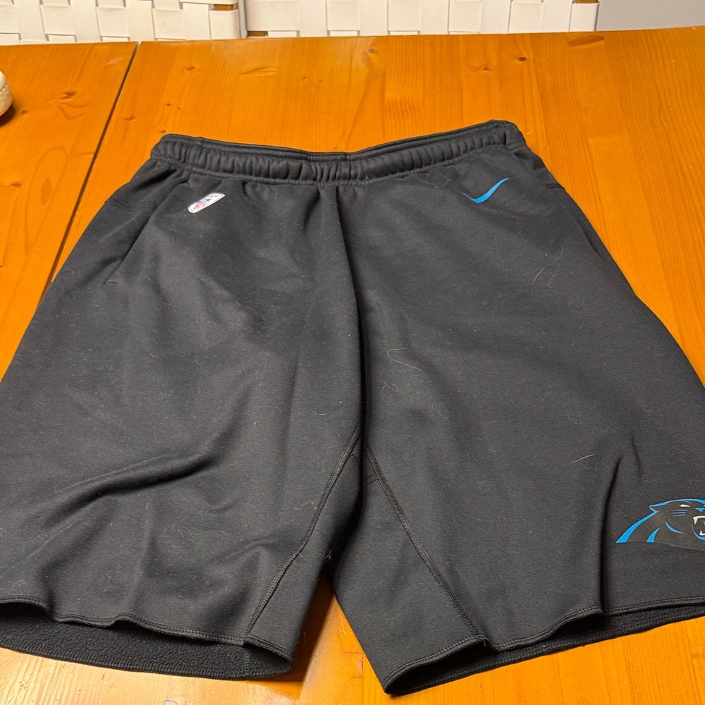 Carolina Panthers Nike Black Shorts